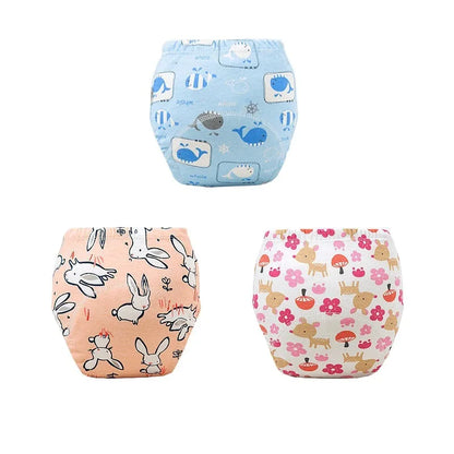 Baby Cotton Waterproof Training Pants 6 Layers Potty Cloth Diaper Reusable Washable Cotton Cleanliness  Ecological Diapers