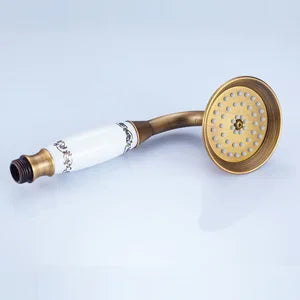 Retail & wholesale solid copper antique brass  handheld shower luxury batnroom Hand Shower Head YT-5191