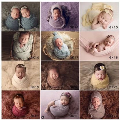 3 Meter seersucker wrap for newborn photography props,stretch baby wrap for photo shoot