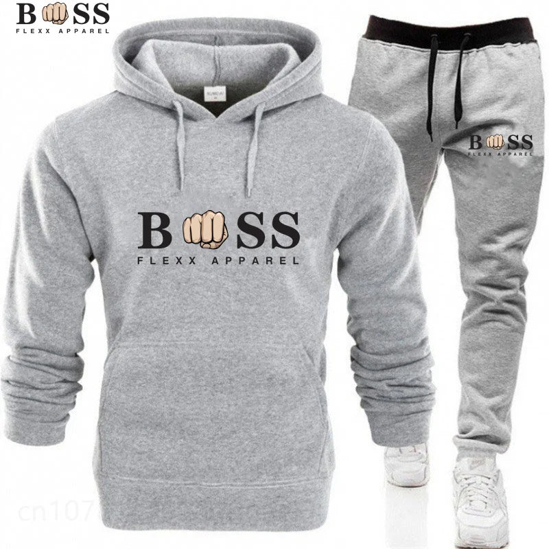 New Autumn Winter Men Women Tracksuit Hoodies + Pants 2Pcs Sets Suit Fashion Trend Hip Hop Y2K Clothing Sportswear Sweatshirts