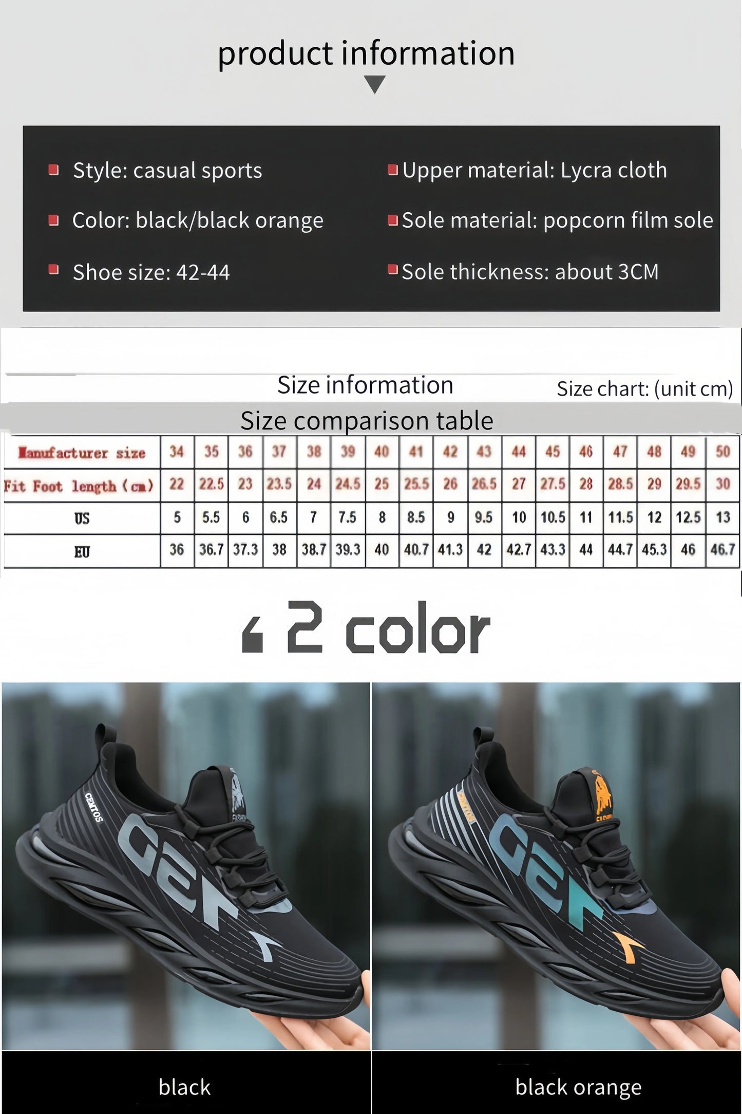 Men Casual Sport Shoes Breathable Lightweight Sneakers Outdoor Mesh Black Running Shoes Athletic Jogging Tenis Walking Shoes