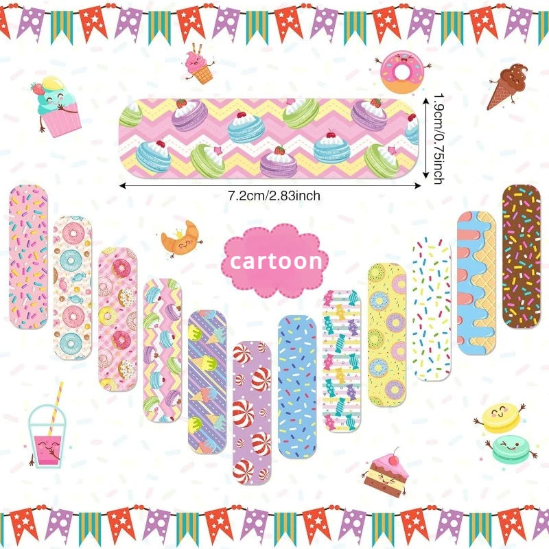 40pcs 50pcs 60pcs Per Set Cartoon Band Aid Sticking Plaster for Wound Dressing Patch Children Kids Woundplast Adhesive Bandages