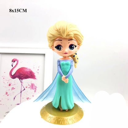 Disney Frozen Theme Cake Decoration Anna Elsa Princess Furnishing Articles Caketopper For Girl Birthday Party Cake Decor Supplie