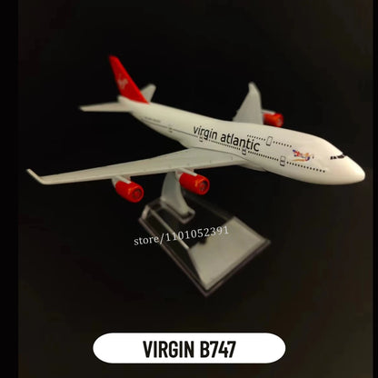 Scale 1:400 Metal Aircraft Replica Brazil Varig B737 Airlines Boeing Airbus Diecast Model Aviation Miniature Art Decor Boy Toy