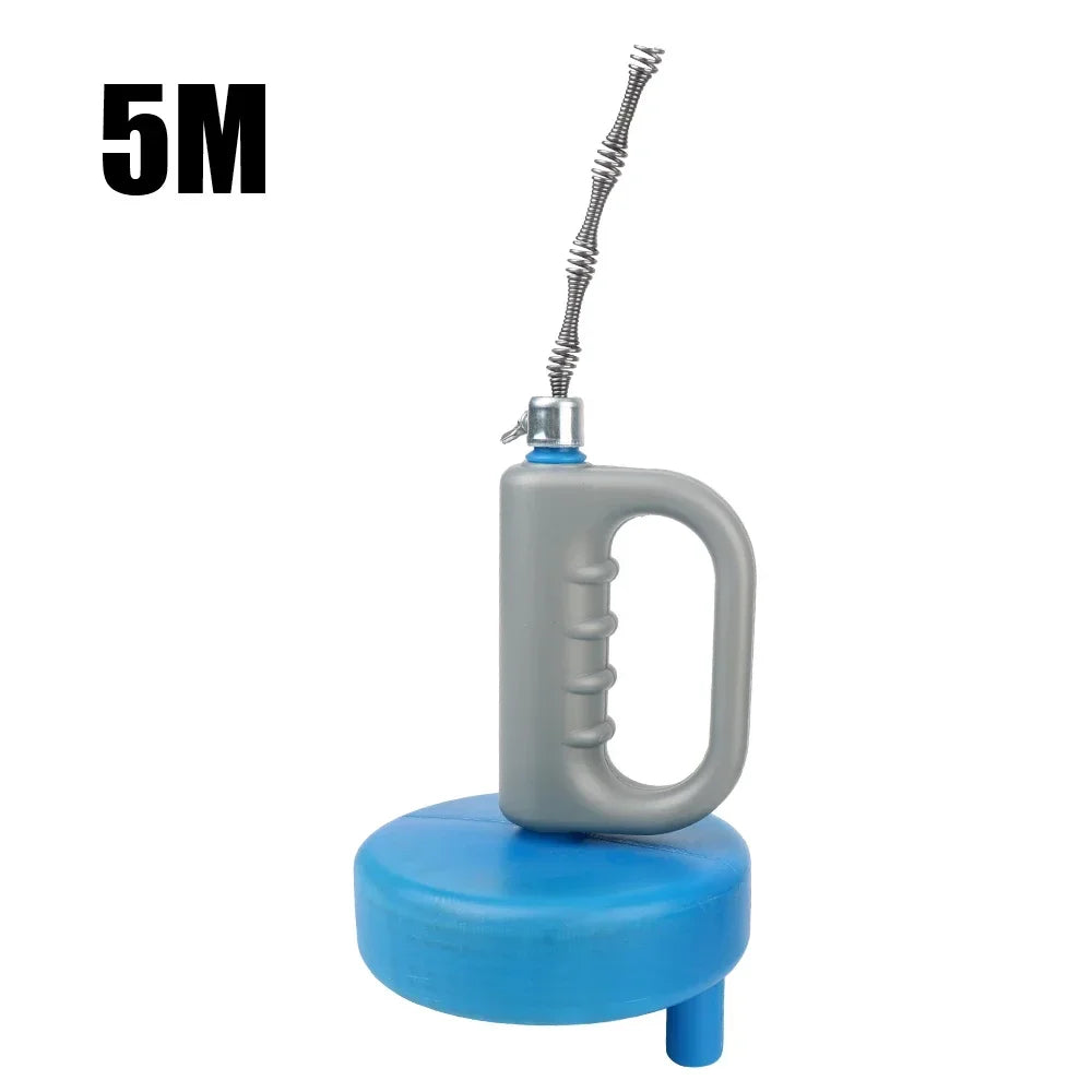 Toilet Sink Drain Unblocker Sewer Pipe Plunger Dredge 5/7/10 Meters Handheld Extendable Bathroom Kitchen Cleaning Tools