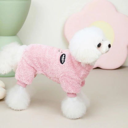 Thermal Velvet Dog Pajamas Winter Small Dog Jumpsuit Puppy Cat Nightshirt Onesies Chihuahua Yorkie Poodle Boy Dog Clothes