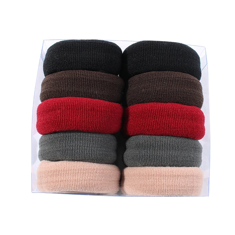 2/5/10 Pcs/Set New Women Soft Simple Solid Width Scrunchies Rubber Bands Lady Elastic Hair Band Female Fahsion Hair Accessories