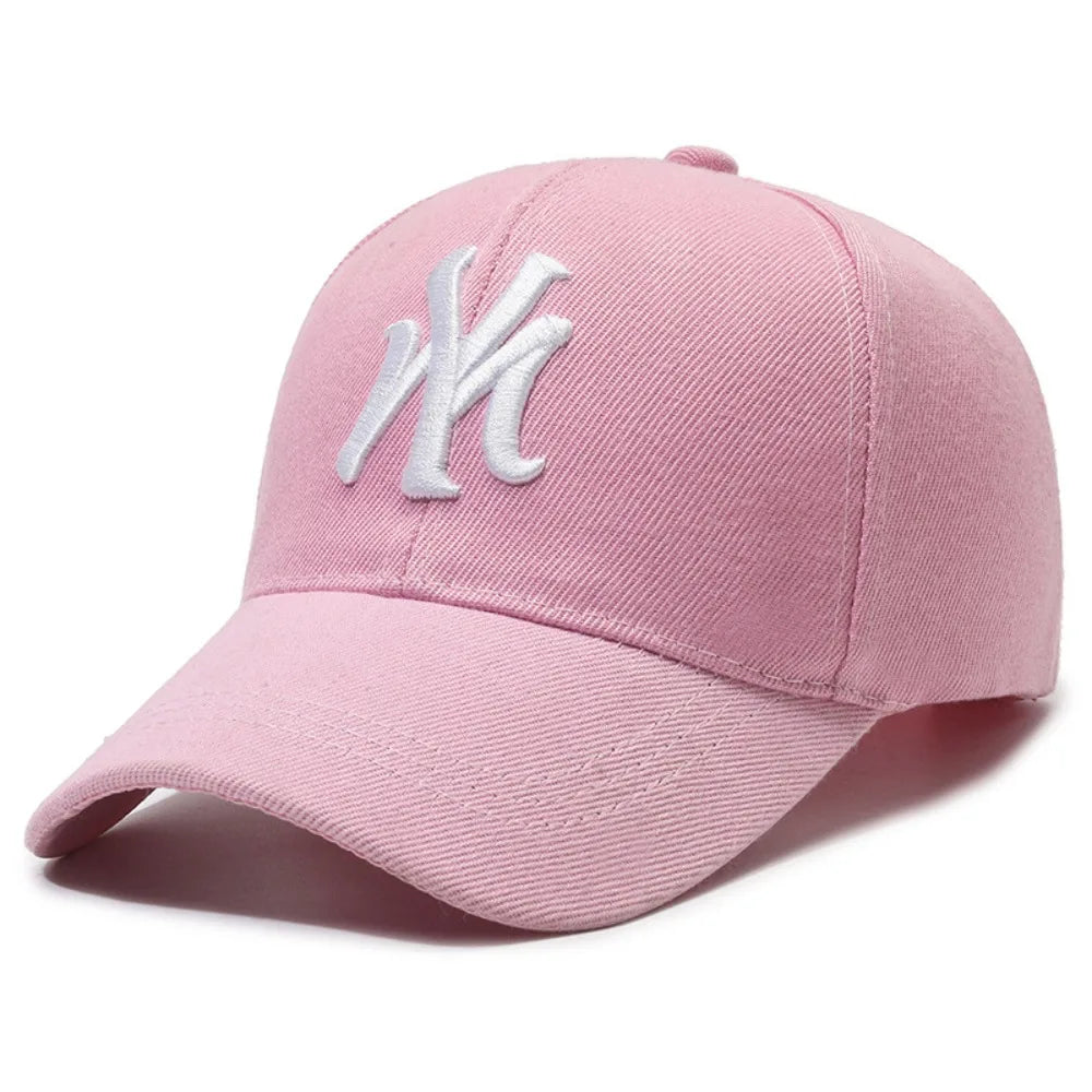 Letter Embroidery Couple Baseball Cap Anti-Sun Adjustable Hip Hop Gorras Breathable Trend Sunscreen and Shading Hat