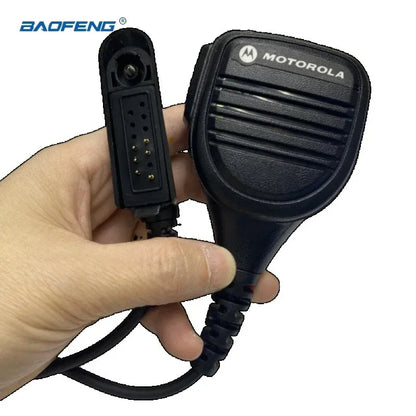 Motorola PMMN4021A Handheld PTT Speaker Microphone for GP328 GP338 GP340 GP360 GP680 HT750 HT1250 Ptx760 Pro5150 Radio Accessory