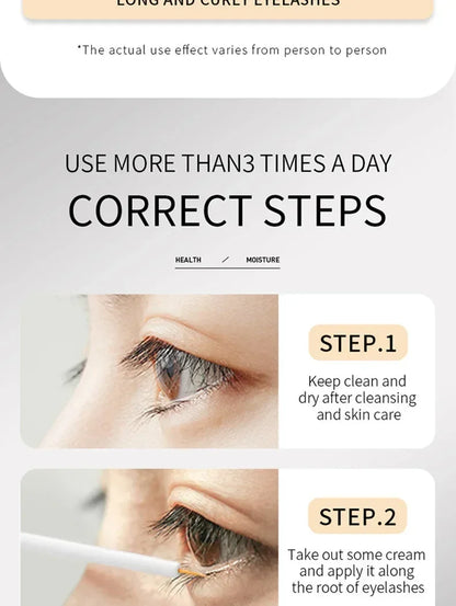 7 Days Fast Eyelash Growth nutrition Serum Natural Curl Health Volume & Thicken Eyelash Treatment Eyelash & Eyebrow Enhancer