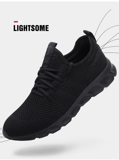 Men Light Running Shoes  Breathable Lace-Up Jogging Shoes for Man Sneakers Anti-Odor Men's Casual Shoes Drop Shipping