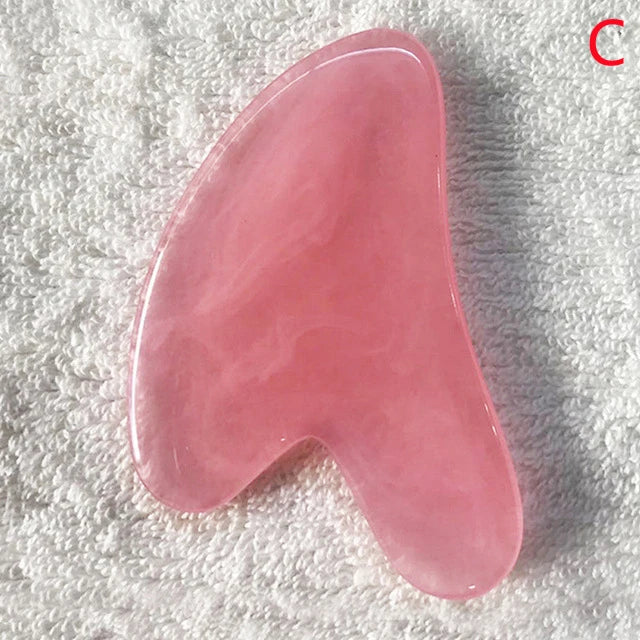 Natural Resin Jade Stone Gua Sha Gouache Scraper Massager for Face Body Facial Skin Lifting Wrinkle Remove Beauty SPA Care Tools