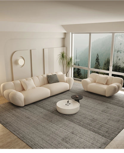 Comfortable Relaxing White Sofa Set, Modern Living Room, Lazy Sofa, Nordic Designer, Sofy Do Salonu, Garden Furniture