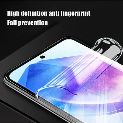 4Pcs Full Cover Hydrogel Film For Samsung A55 A54 A15 A34 A14 A13 A53 A52 A12 A33 A23 A32 A73 A03 A50 A70 A21S Screen Protector