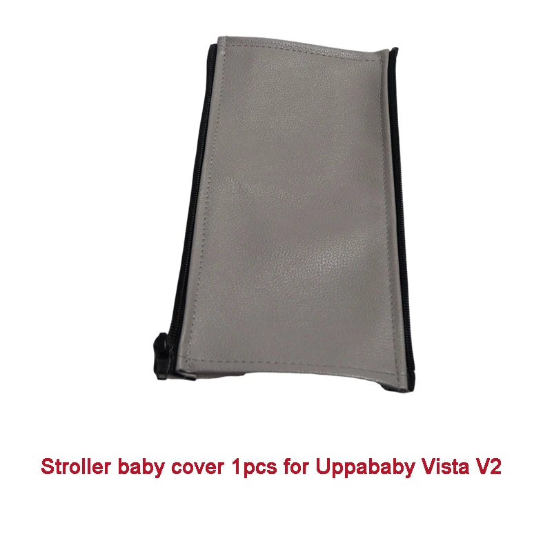 Baby Stroller Leather Armrest Cover For Uppababy Vista V1 & V2 Handle Bumper Sleeve Case Bar Protective Covers Pram Accessories