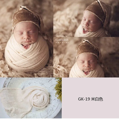 3 Meter seersucker wrap for newborn photography props,stretch baby wrap for photo shoot