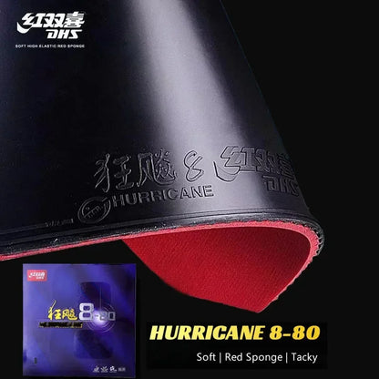 Original DHS Hurricane8-80 Hurricane 8-80 Pips-In H8-80 Table Tennis Rubber Ping Pong Tenis De Mesa Hurricane-8-80