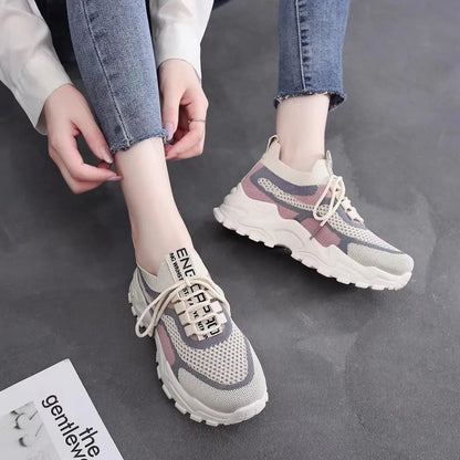 2024 New female Shoes All-Match Mesh Casual Shoes Deodorant Soft Bottom Shoes Spring and Autumn Breathable Sneaker female Shoes