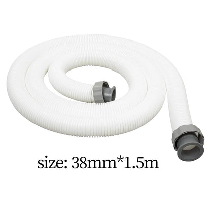 Swimming Pool Hose Replacement Part Multipurpose Pool Accessories Lightweight Pool Pump Hose 38mm Swimming Pool Pipe 1.5M Long