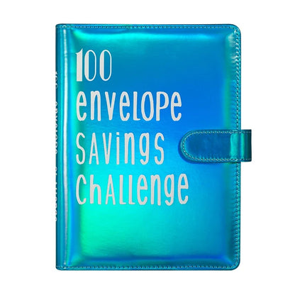 100 Envelope Challenge Binder Save Savings Challenges Loose-Leaf Binder Budget Binder with Cash Envelopes Money Organizer System