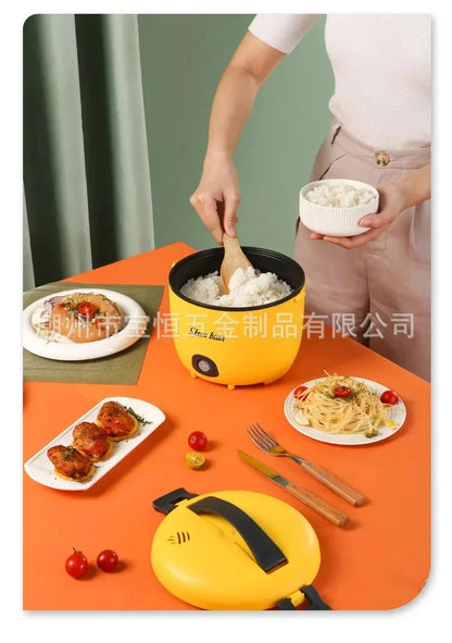 110V 220V 450W 2L Mini Rice Cooker 2-3 People Cook Rice Electric Rice Cooker Household Appliances