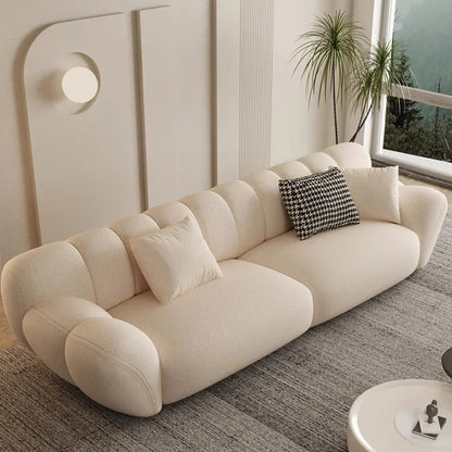 Comfortable Relaxing White Sofa Set, Modern Living Room, Lazy Sofa, Nordic Designer, Sofy Do Salonu, Garden Furniture