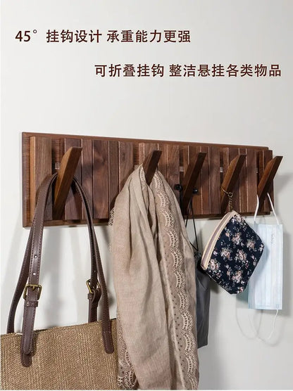 Wood Wall Hook Creative Piano Keys Wall Hanging Plate Coat Rack Doorway Hallway Living Room Hanger Behind the Door Wall Hanging