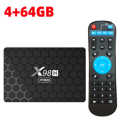 X98H Pro Smart TV Box 6K 2.4&5G WiFi6 BT 1000M LAN Google Voice Assistant Android 12.0 Allwinner H618 TV Box X98HPro Set Top Box