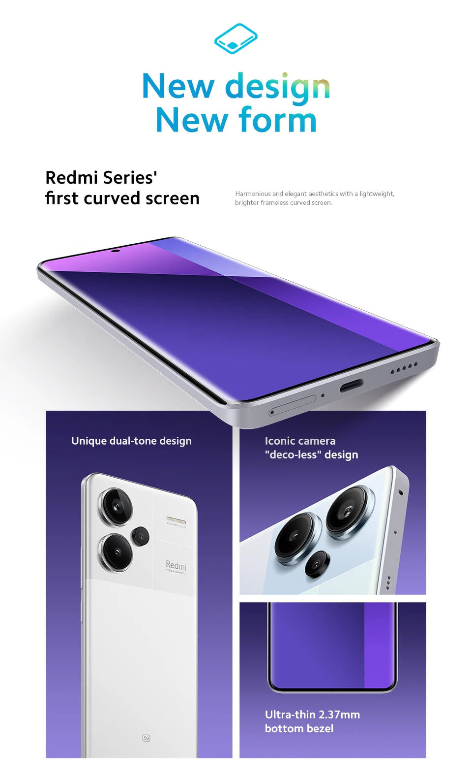 [Global Version] Xiaomi Redmi Note 13 Pro Plus 5G Smartphone 200MP OIS Camera 6.67" curved MOLED display 120W HyperCharge 120Hz