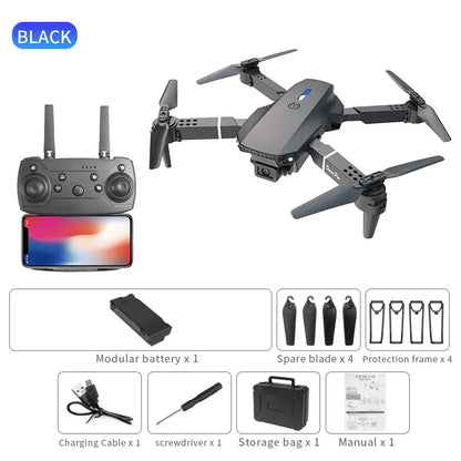 Cheap Price E88 Pro Drone Foldable Remote Control Drone With HD Dual Camera Height Hold Wifi RC Foldable Quadcopter Dron