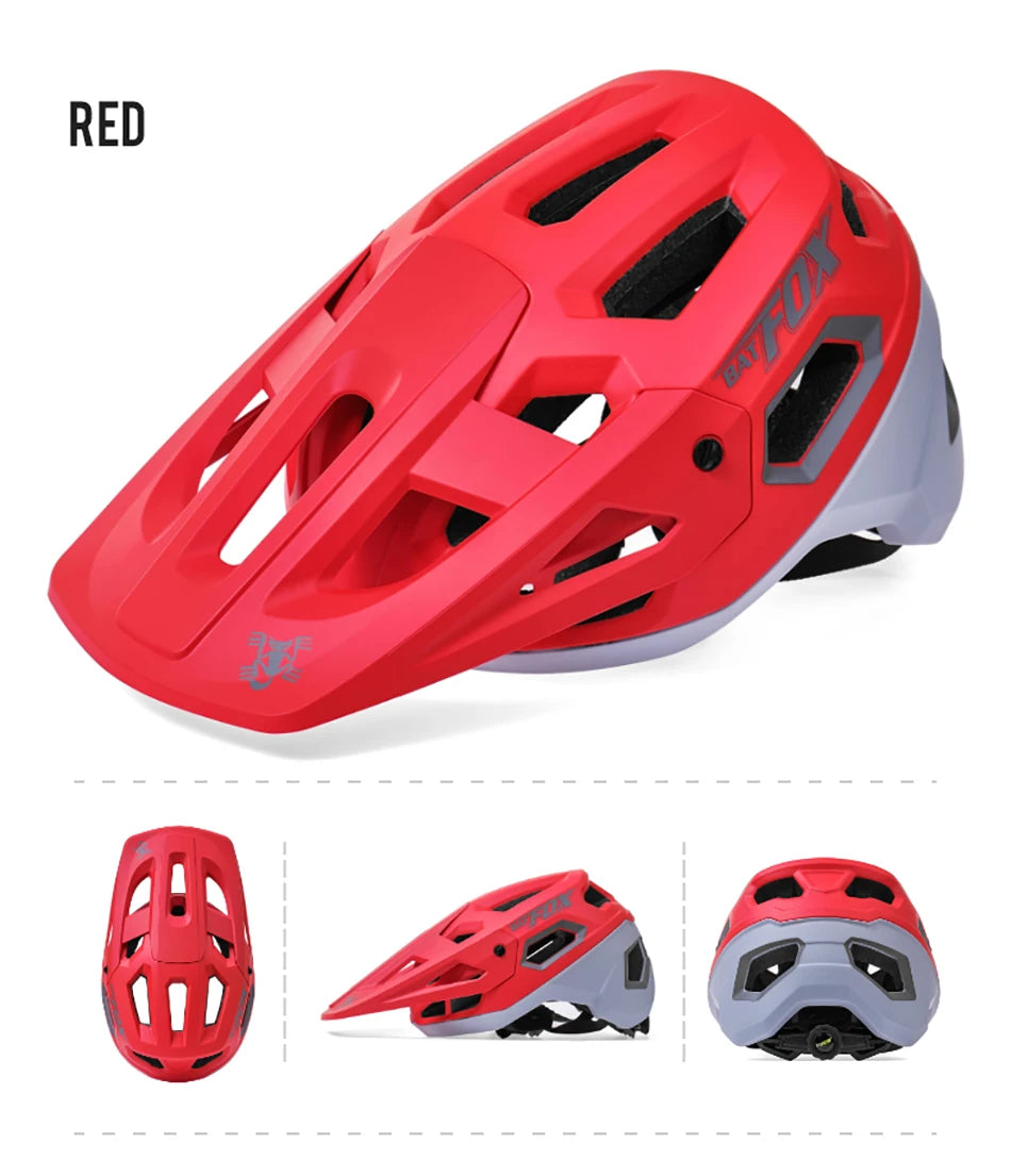 BATFOX bicycle helmet mtb casco fox Ultralight Cycling Helmet for Women Men Racing Mountain Bike Equipments MTB Helmets