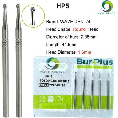 WAVE Dental Burs Tungsten Carbide Bur Dentistry Drills Bits Dental Strawberries HP Cutter Dentist Tools