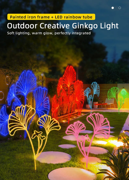 Custom Design Simulated Plant Christmas Home Wedding Party Garden Lawn Decoration Led Lighting