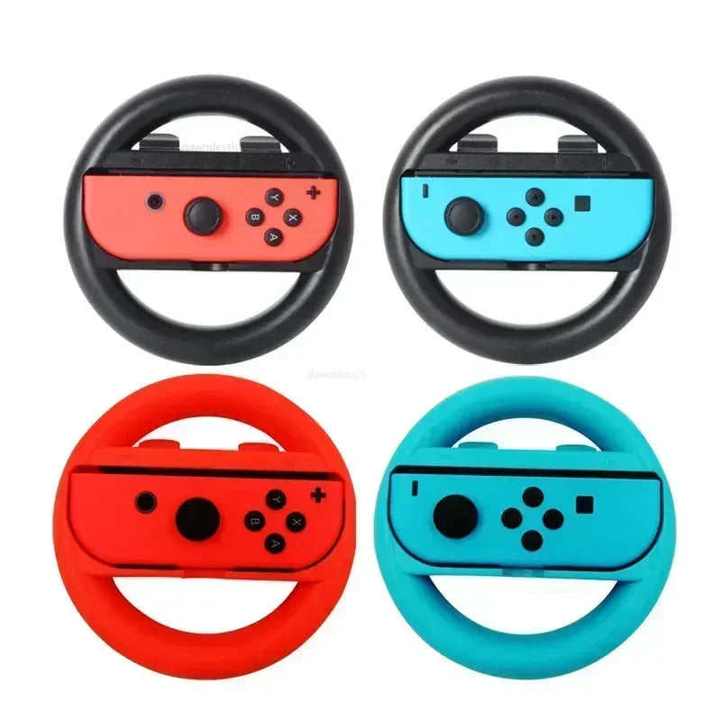 For Nintendo Switch Oled Steering Wheel Grip For Joy-con Joystick Handle Racing Game Controls Peripheral Accessories