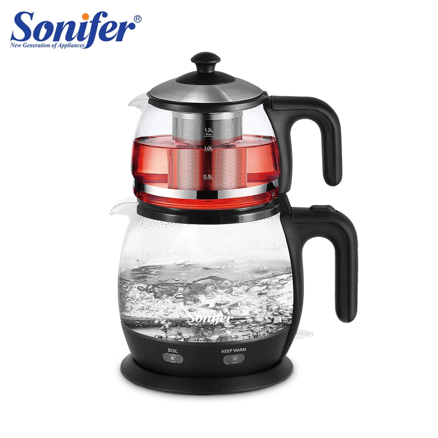 Sonifer 3L Electric Kettle Stainless steel Kitchen Appliances Smart Kettle Whistle Kettle Samovar Tea Thermo Pot Gift SF2089