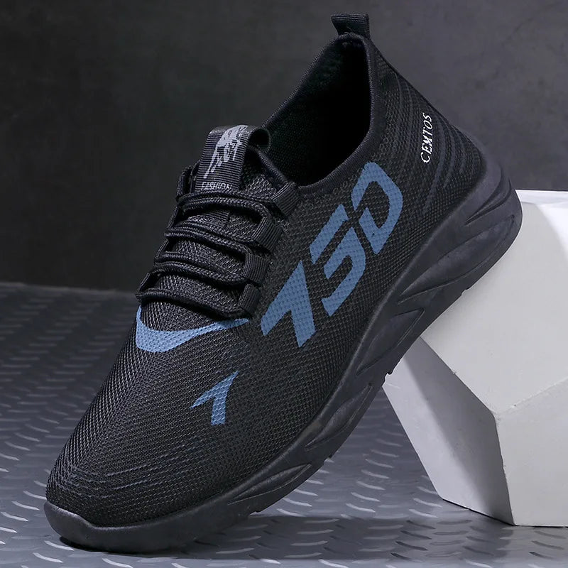 Autumn lightweight anti-odor men's shoes breathable mesh sneakers comfortable fashionable versatile shoes men's casual shoes