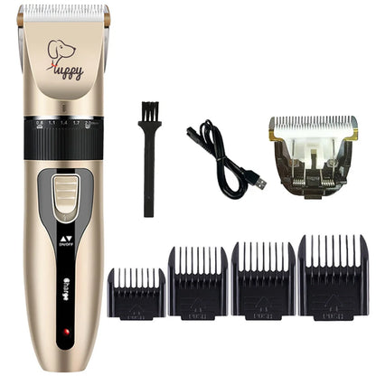 Dog Hair Clipper Pet Hair Trimmer Cat Puppy Grooming Electric Shaver Set Ceramic Blade Recharge Profession Supplies Promotions