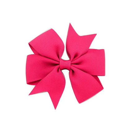 10pcs/lot Baby Girls Hair Bows Hairpins 3.2" Grosgrain Ribbon Pinwheel Toddler Clips Children Kids Accessories Gifts Photo Props