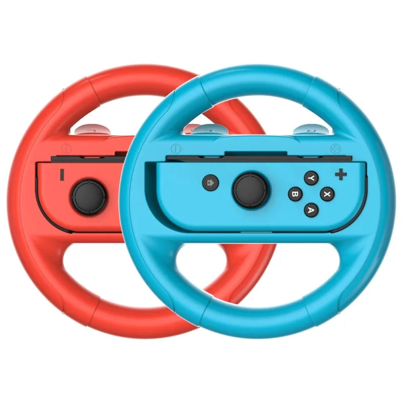 For Nintendo Switch Oled Steering Wheel Grip For Joy-con Joystick Handle Racing Game Controls Peripheral Accessories