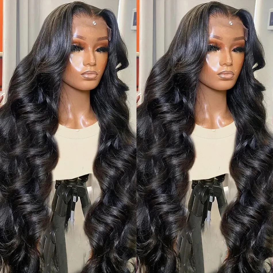 13X6 Body Wave Transparent Lace Front Wigs 13x4  HD Lace Frontal Wig 4x4 Lace Closure Wigs Human Hair Wigs For Women 180%