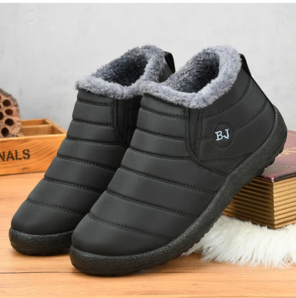 Snow Boots Women Winter Platform Chunky Shoes For Women Slip On Shoes Punk Ankle Boots New Keep Warm Winter Shoes Botas Mujer