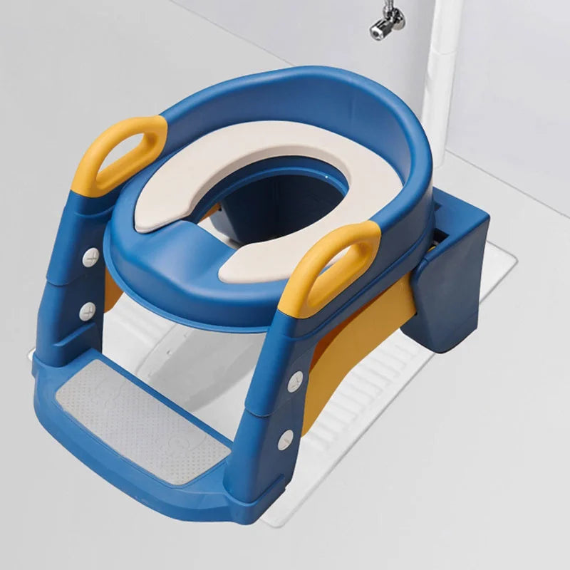 Foldable Baby Potty, Toilet Seat, Potty Training Potty Seat For Kids With Step Stool Ladder, Boys Potty, Portable Toilet