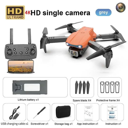 New E99 8K HD Camera Remote Control Drones Foldable Quadcopter Optical Flow Positioning Aerial Photography Remote Control Dron