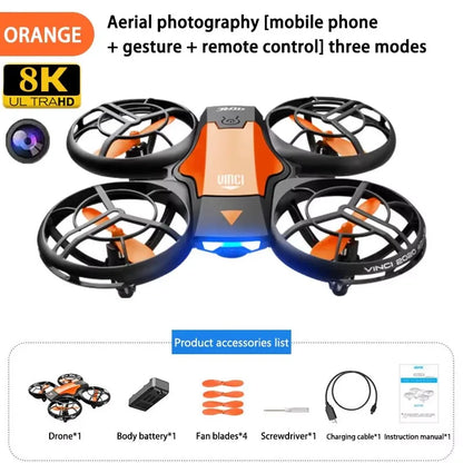 Xiaomi MIJIA V8 New Mini Drone 8K Profession HD 1080P Wide Angle Camera WiFi FPV RC Height Keep Drones Helicopter Kid Toys 4D RC