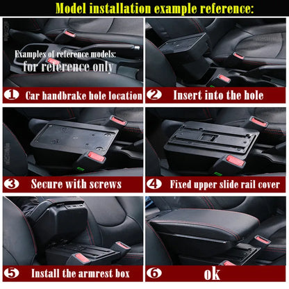 For Nissan Versa Armrest For Nissan Almera Versa Car Armrest Box Storage box Interior Dedicated Retrofit Car Accessories