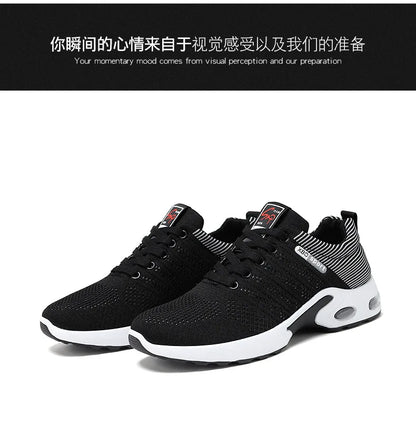 Professional Running Shoes For Men Lightweight Men's Designer Mesh Sneakers Lace-Up Male Outdoor Sports Tennis Shoe