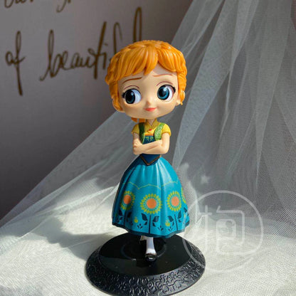 Disney Frozen Theme Cake Decoration Anna Elsa Princess Furnishing Articles Caketopper For Girl Birthday Party Cake Decor Supplie