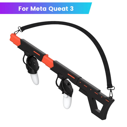 Magnetic Suction Quick Release Pistol Shooting For Quest 3 Machine Gun Handle Game Controller For Meta Quest 3 VR Accessories