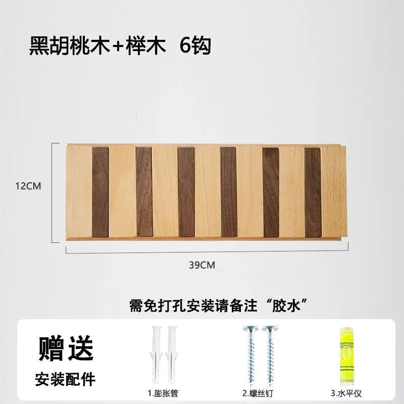 Wood Wall Hook Creative Piano Keys Wall Hanging Plate Coat Rack Doorway Hallway Living Room Hanger Behind the Door Wall Hanging