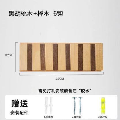 Wood Wall Hook Creative Piano Keys Wall Hanging Plate Coat Rack Doorway Hallway Living Room Hanger Behind the Door Wall Hanging